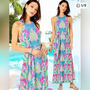 Lilly Pulitzer Monterrey Maxi in Multi reflections Engineered, Large